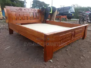 Queen Size Mahogany Wooden Beds