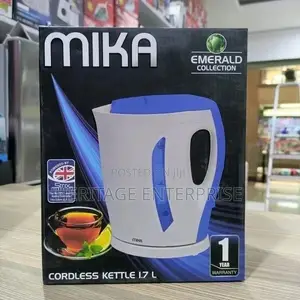Mika Electric Corded Plastic Kettle.