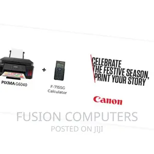 Canon PIXMA G6040 3-in-1 Refillable Mega Tank Printer