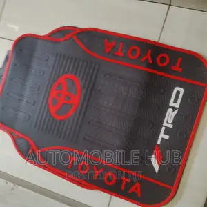 Toyota Floor Mats Rubber- TRD Florr Mats Black