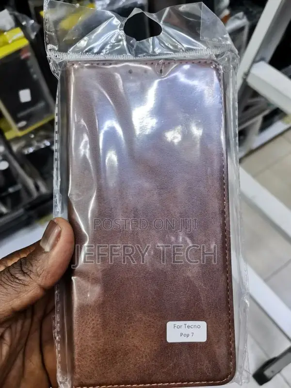 Generic Leather Flip Phone Case for TECNO Pop 7