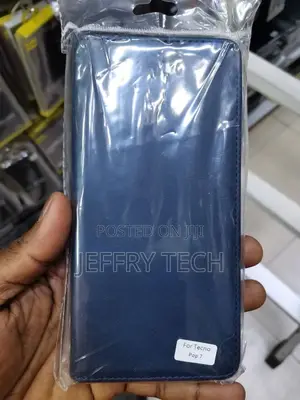 Leather Case for Phone, Flip Cover, Tecno Pop 7, 6.6", Tecno