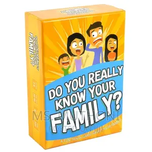 Do You Really Know Your Family Christmas Board /Card Game