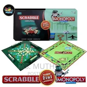 2 in 1 Monopoly Scrabble