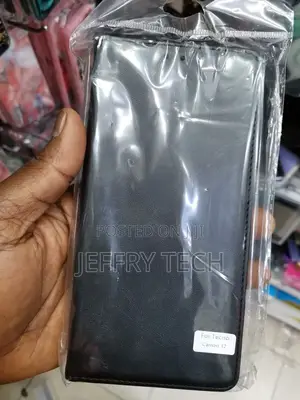 Tecno Camon 12 Case, Flip Cover With Credit Card/Id Card Slo