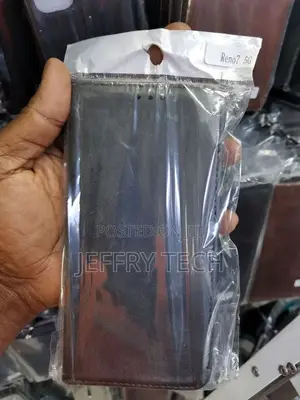 Flip Cover for Oppo Reno 7 5G (Black, Magnetic Case)