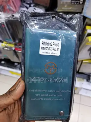 Redmi Note 12 Pro Wallet Case, Vintage Leather Flip Stand Co