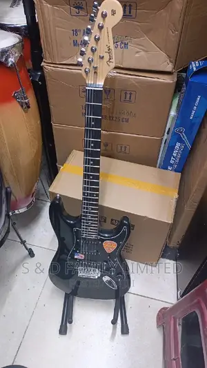 Fender Solo Electric Guitar Plus Stand