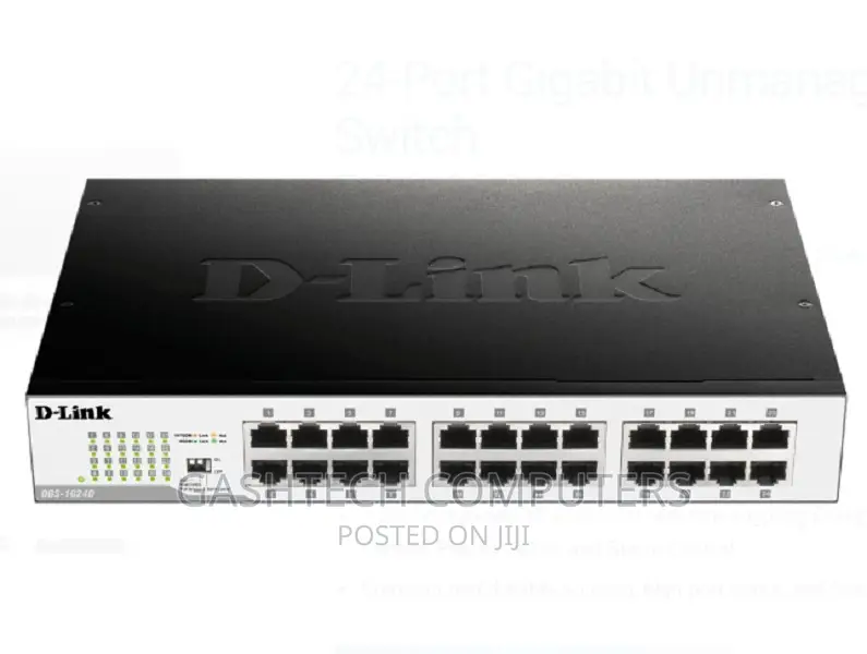 D-Link DGS-1024D 24-Port Unmanaged Gigabit Switch