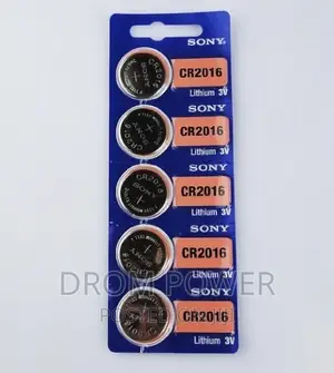 Sony CR 2016 Lithium Battery