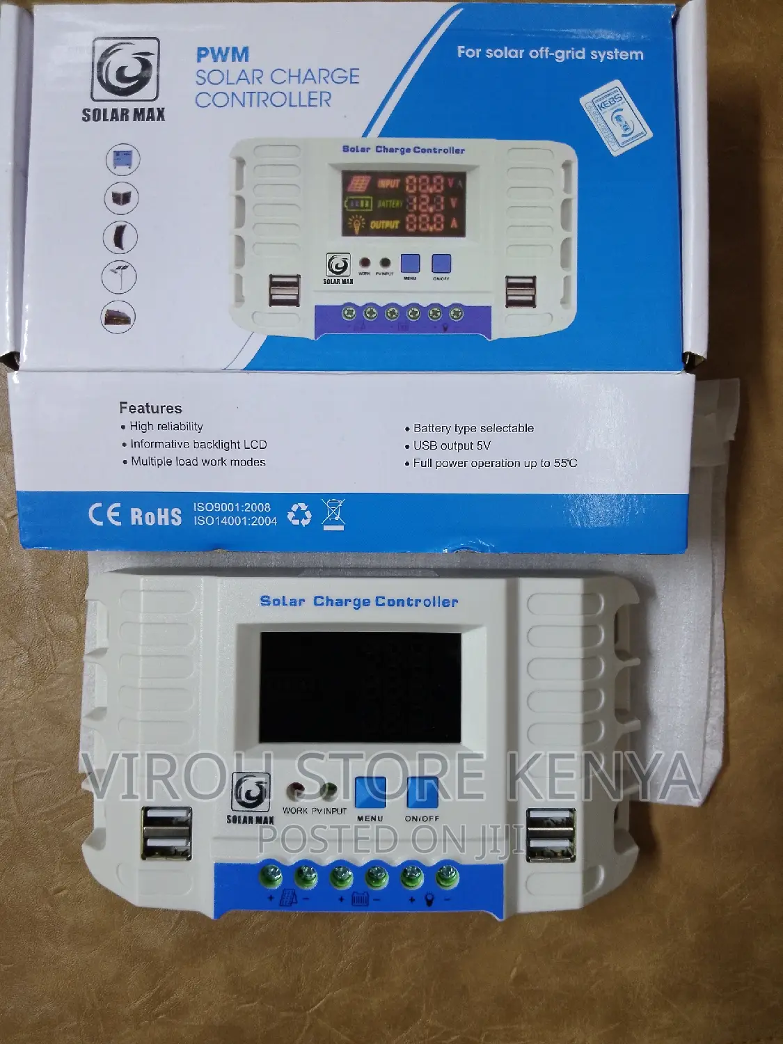 Original Solarmax Digital Solar Charge Controller 20A