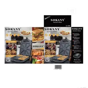 Sokany Non Stick Bread Sandwich Maker Toaster 4 Slice 