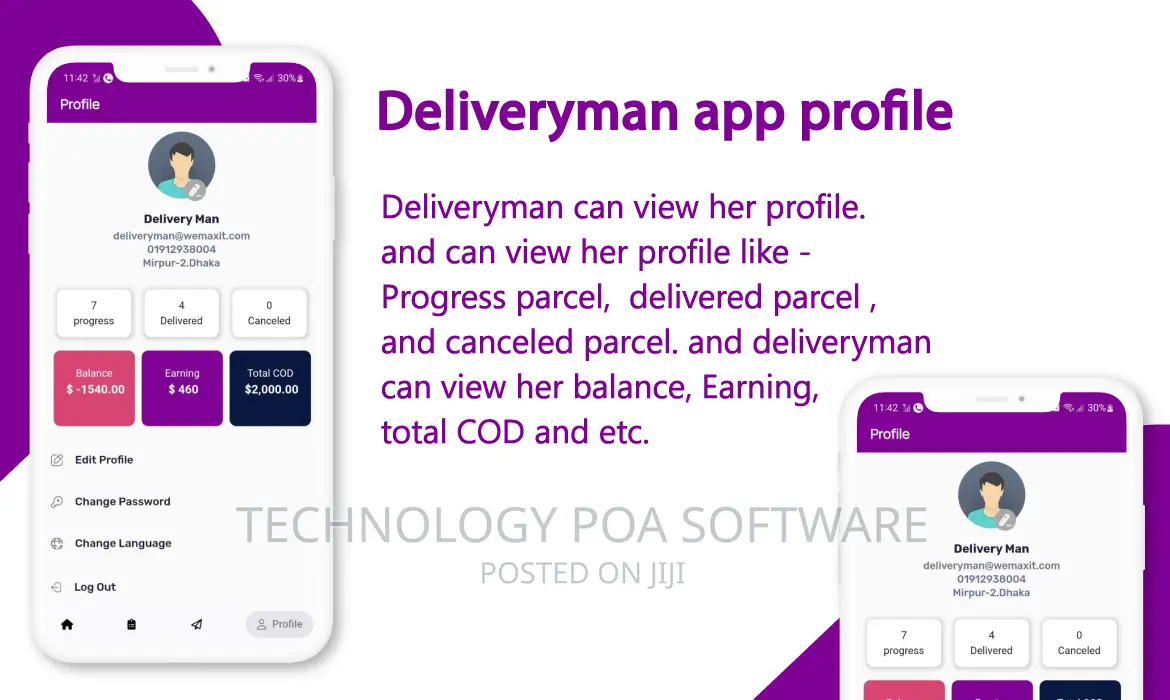 Courier and Logistics Management CMS With Merchant,Delivery