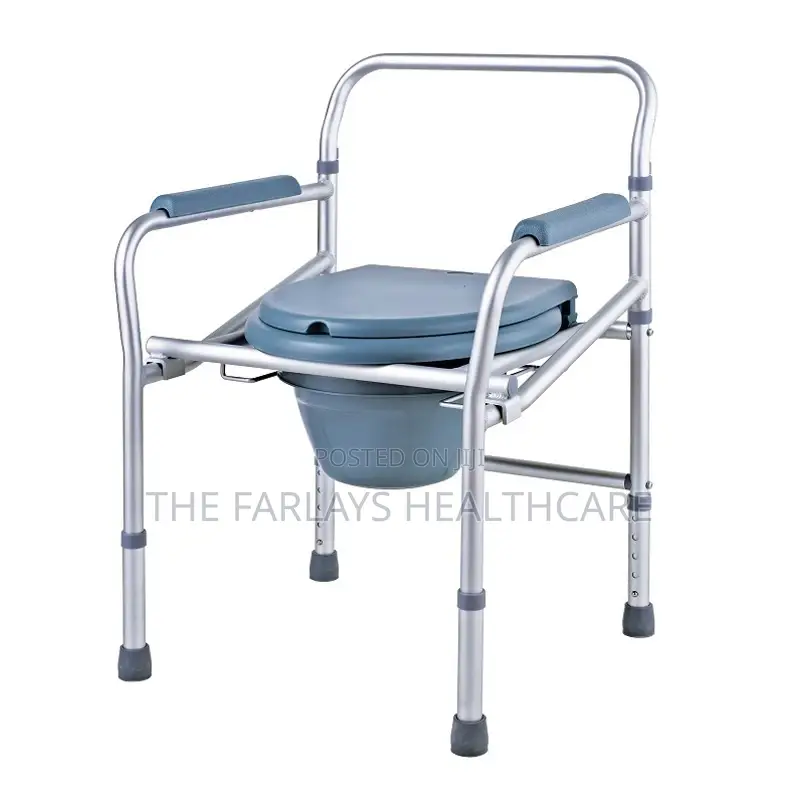 Foldable Commode / Adjustable Height Commode Chair.