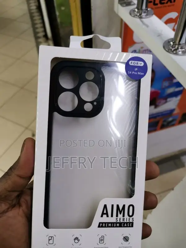 iPhone 14 Pro Original Matte Transparent Back Cover Aimo