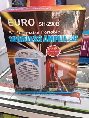 Rechargeable Portable Speaker With Microphone Lapel Mic