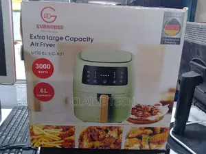 Air Fryer !Eurochef 6l Extra Large Oilless Air Fryer