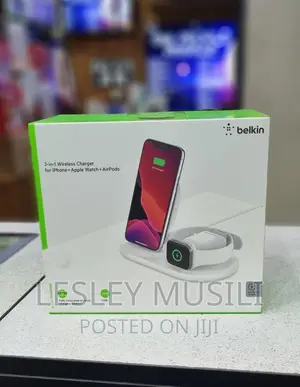 Belkin 3-in-1 Wireless Charger - Fast Charging Stand 7.5W