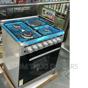 Silver 60*60 3+1 Standing Cooker With Electric Oven Haier