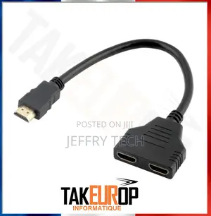 HDMI Multi-Socket Splitter - 1 Male Input / 2 Female Outputs