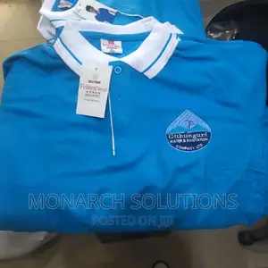 Imported Polos, Sky Blue Collar White