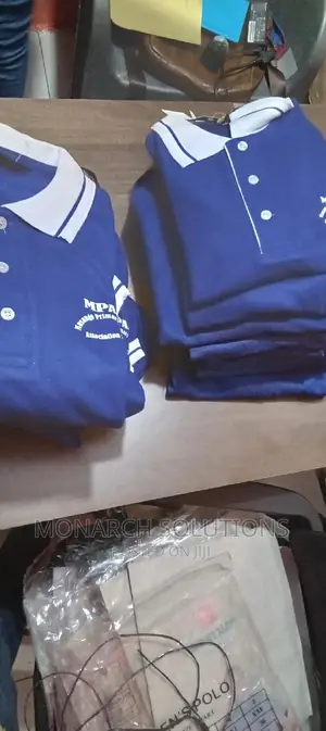Imported Polos, Sky Blue Collar White