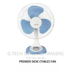 Premier Heavy Duty 16inch Table Fan-Blue