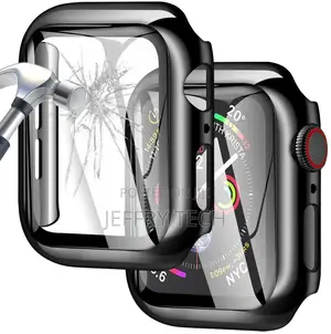Apple Watch Series 8/7/6/Se/5/4 Screen Protector Glass+PC Ca