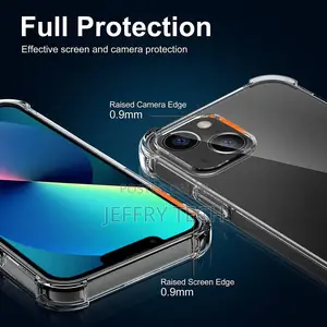 Case for iPhone 13, 13 Pro (6.1") Shockproof Clear Case With