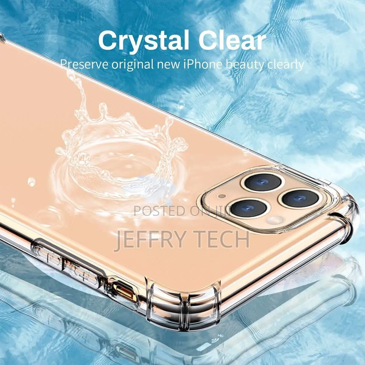 Case for iPhone 13, 13 Pro (6.1") Shockproof Clear Case With