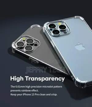 Clear Case for iPhone 13, Pro, Max, Mini [Transparent] Shock