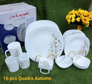 16pcs Square Quadra Autumn Dinner Sets