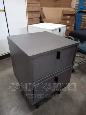 Elegant Grey Bedside Drawers