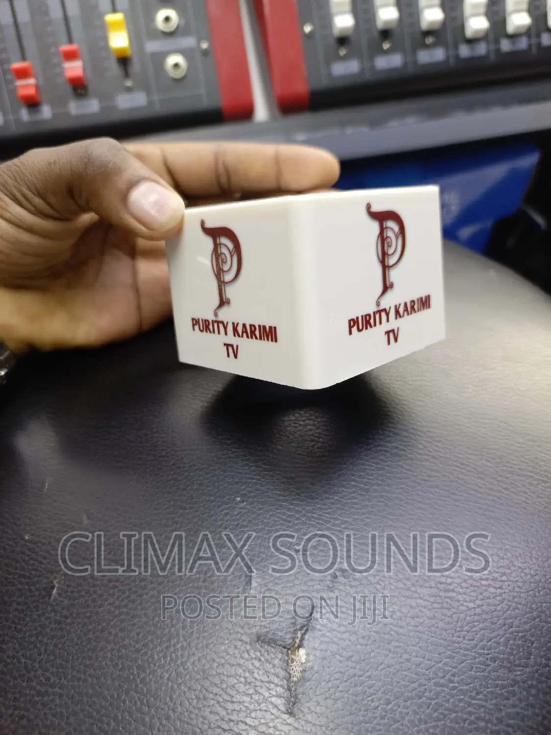 Microphone Flag + Branding