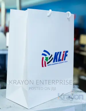 Printed A5 White Giftbags