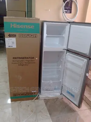 Refrigerator!Hisense 154l Double Door Refrigerator-silver