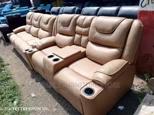 5 Seater Semi Recliner Sofa