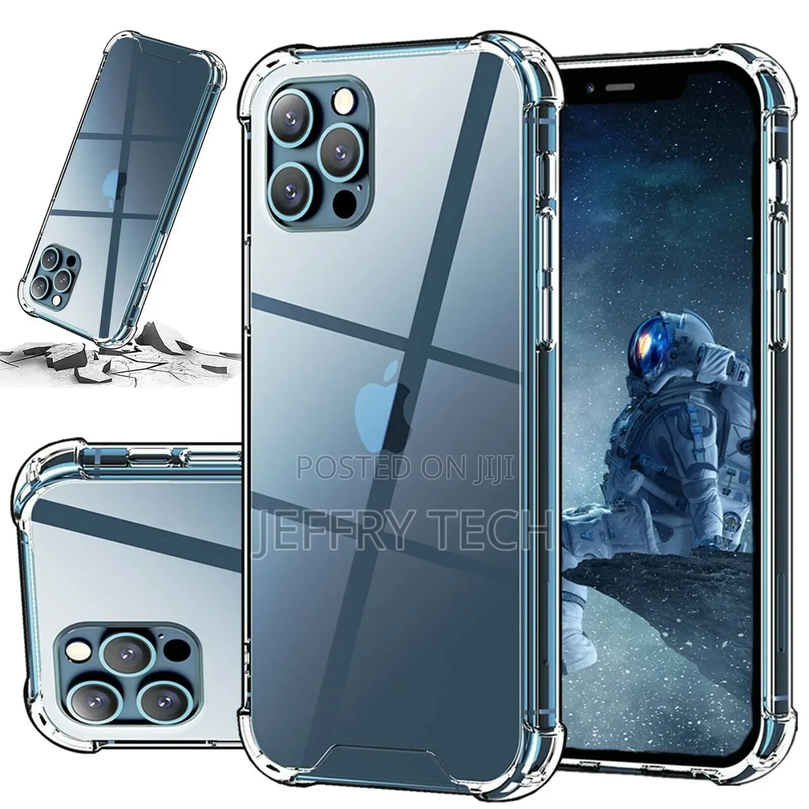iPhone 12/Pro/Max/Mini/11 Case Crystal Clear Slim Shockproof