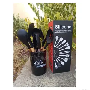 11 Pieces Silicone Non Stick Cooking Spoon Set