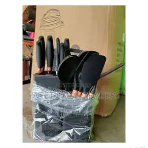 Generic 19 PCS Silicone Spoon Set With Knives: