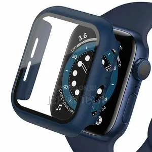 For Apple Watch Case Series 9 8 7 6 5 4 SE Tempered Screen P