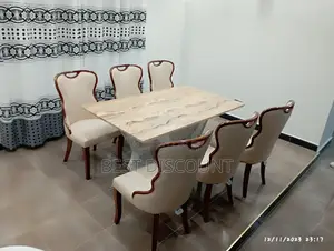 Marble Dining Table 6chairs