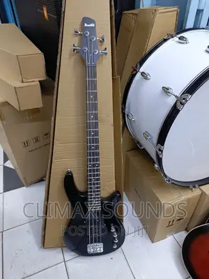 Bass Guitar Black 4 String Ibanez