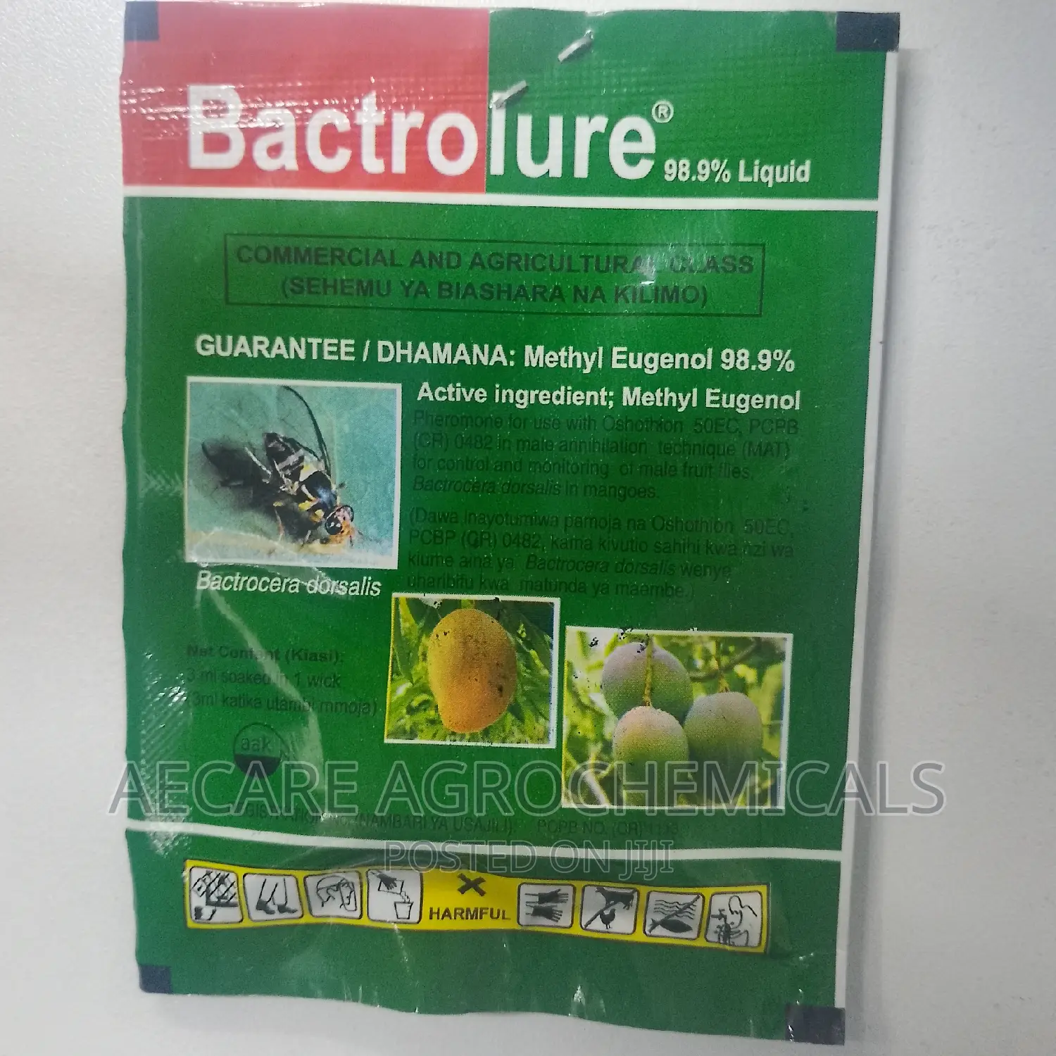 Bactrolure 98.9% Liquid 3ml Fruit Fly Attractant