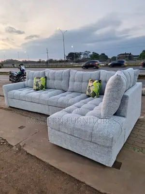 7 Seater L Sofa