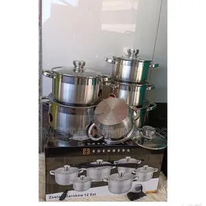 Edenberg Stainless Sufuria 12 PCS