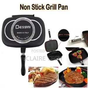 Dessini 40cm Double Grill Nonstick Heavy Duty Pan