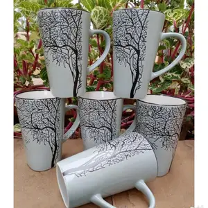 Generic Classy Set of 6 Tree Mugs
