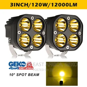 Offroad 3 Inch 80 Watts Spot Fog Pods Yellow Beams