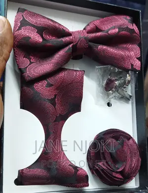 Butterfly Floral Bowtie